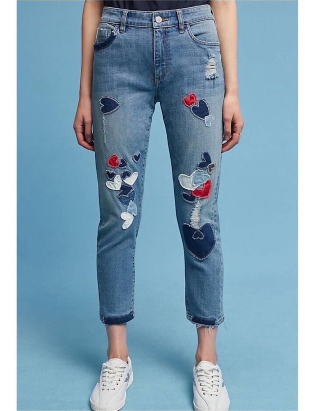 ANTHROPOLOGIE PILCRO and the LETTERPRESS Hyphen Jeans Mid Rise Boyfriend Women’s